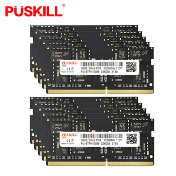 10ШТ PUSKILL Memoria Оперативная Память DDR4 8 ГБ 4 ГБ 16 ГБ 3200 МГц 2666 МГц 2400 МГц Sodimm Ноутбук Высокопроизводительная Память Для Ноутбука