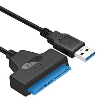 5 Гбит / с Кабель USB 3.0 для SATA HDD SSD 2,5-дюймовый внешний адаптер для передачи данных на жесткий диск