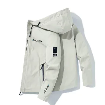 Discovery Clothing Походная куртка для кемпинга 2022 мужская дышащая толстовка с капюшоном, тренч, мужская куртка Adventure