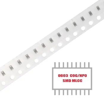 MY GROUP 100ШТ Многослойных керамических конденсаторов SMD MLCC CER 3.4PF 100V NP0 0603 для поверхностного монтажа в наличии