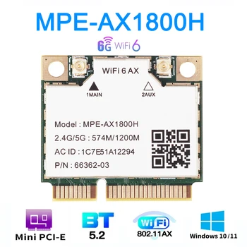 Wi-Fi 6 MT792 для Intel AX200 Двухдиапазонный WiFi 6 Bluetooth 5,2 Карта Для Мини-адаптера pcie Беспроводной адаптер 2,4 Г /5 ГГц Для Ноутбука /ПК