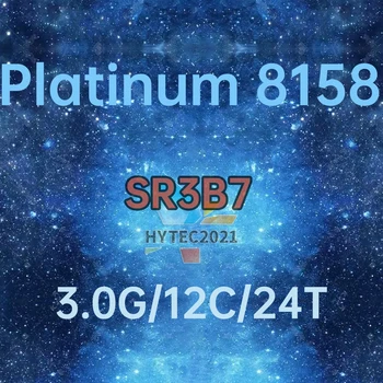 Xeon Platinum 8158 SR3B7 3,0 ГГц с 12 ядрами и 24 потоками 24,75 МБ 150 Вт LGA3647
