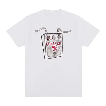 большая муфта Винтажная футболка с эффектом гитарной педали shoegaze мужская уличная Хлопковая Мужская футболка Новая Футболка Женские Топы