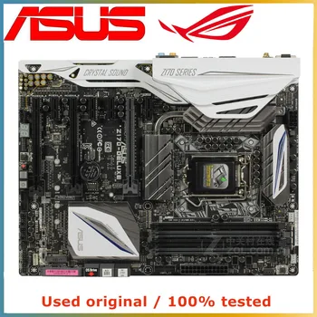 Для ASUS Z170-Материнская плата компьютера DELUXE LGA 1151 DDR4 64G Для настольной материнской платы Intel Z170 M.2 NVME PCI-E 3.0 X16