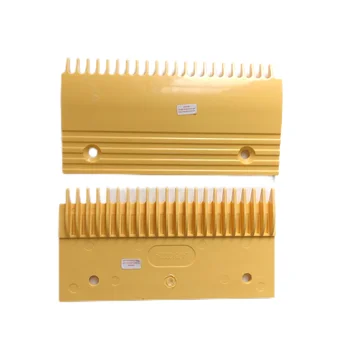 Желтая Пластиковая Гребенчатая Пластина L47312022A с 22 Зубьями Используется для Запасных частей Эскалатора Otis 203*107 L203mm W107mm