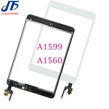 Замена 10шт для iPad Mini 3 Mini3 A1599 A1600 A1601 сенсорный экран дигитайзер Стеклянная панель в сборе дисплей + клей