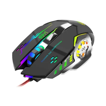 Игровая мышь G8 3600 точек на дюйм Игровая мышь с USB-подсветкой, светящаяся, эргономичная, противоскользящая, удобная для настольного ноутбука