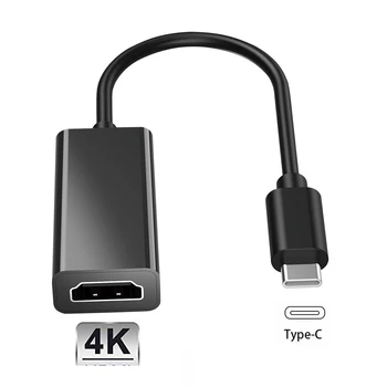 Кабель-Конвертер, совместимый с USB Type C DP в HDMI, 4K USB3.1 10 Гбит/с HDTV-Адаптер для Samsung Galaxy S10 Android Phone Asus tablet