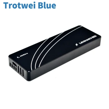 Корпус твердотельного накопителя Thunderbolt 3 NVME Case SSD M2 Case M.2 Внешний жесткий диск HD M2 SSD Box Адаптер NVME для TYPE-C USB 3.1 Алюминий