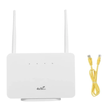 Маршрутизатор H106 4G LTE CPE 150 Мбит/с беспроводная карта к сетевому кабелю RJ45 LAN WAN Внешняя антенна WiFi модем US Plug