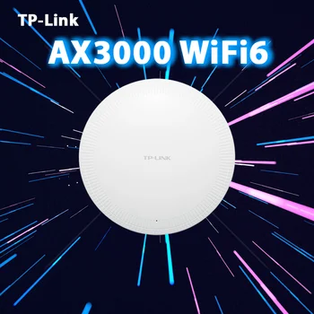 Маршрутизатор TP-Link AX3000 Wi-Fi6 Celling AP 802.11AX WiFi6 Беспроводная Точка доступа PoE для помещений 5 ГГц 3000 М, Мощная Точка доступа Wi-Fi для мобильных устройств 5g