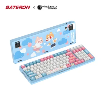 Механический переключатель клавиатуры GATERON От кобренда iG 98 Sweet Time RGB-прокладка, выполненная по индивидуальному заказу с тремя режимами RGB для игрового офиса