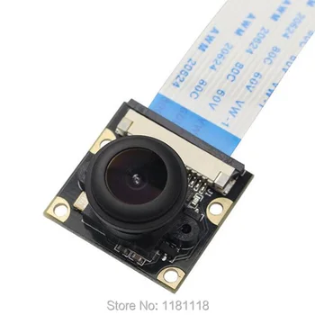 Модуль камеры Raspberry Pi 5MP Широкоугольный рыбий глаз 130 + Объективы Ночного Видения 1080p для Raspberry pi zero 3B + 4B pi0 W