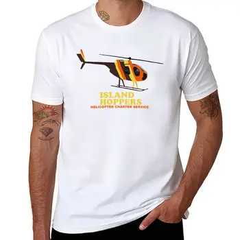 Новая футболка Island Hoppers, футболки большого размера, забавная футболка, мужская футболка