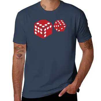 Новая футболка с логотипом Let's Play Random Dice, Короткая футболка, футболки на заказ, футболка с графикой, простые черные футболки для мужчин