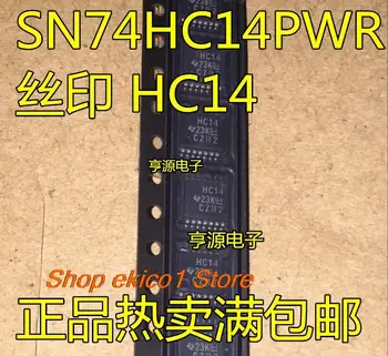оригинальный запас 10 штук SN74HC14 SN74HC14PWR HC14 TSSOP14 SN74AHCT14PWR HB14 IC