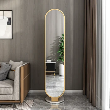 Скандинавское туалетное зеркало Напольное зеркало в полный рост Вертикальное бытовое