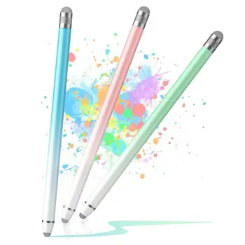 Стилус 2 в 1 для мобильного телефона, планшета, емкостного сенсорного карандаша для Iphone Samsung, универсального карандаша для рисования на экране телефона Android